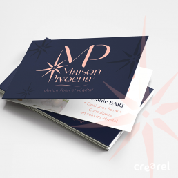 carte de visite maison pivoena